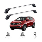 KIA SPORTAGE 2010-2015 TRX2 Thunder Carrier Barres transversales pour galerie de toit 2 barres